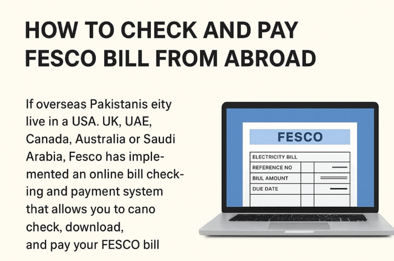 Pay FESCO Bill from Abroad