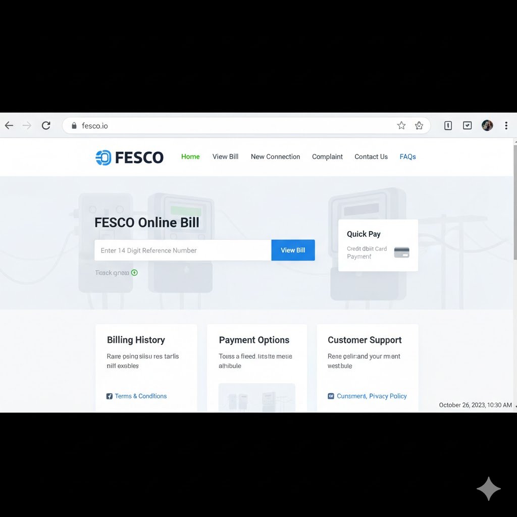 FESCO Online Bill