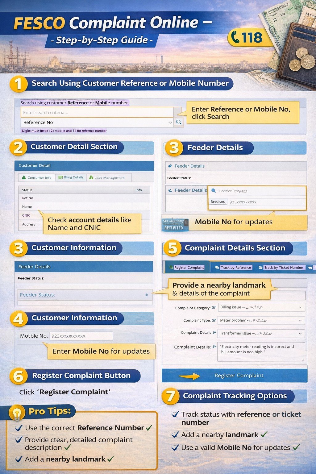 FESCO Complaint Online